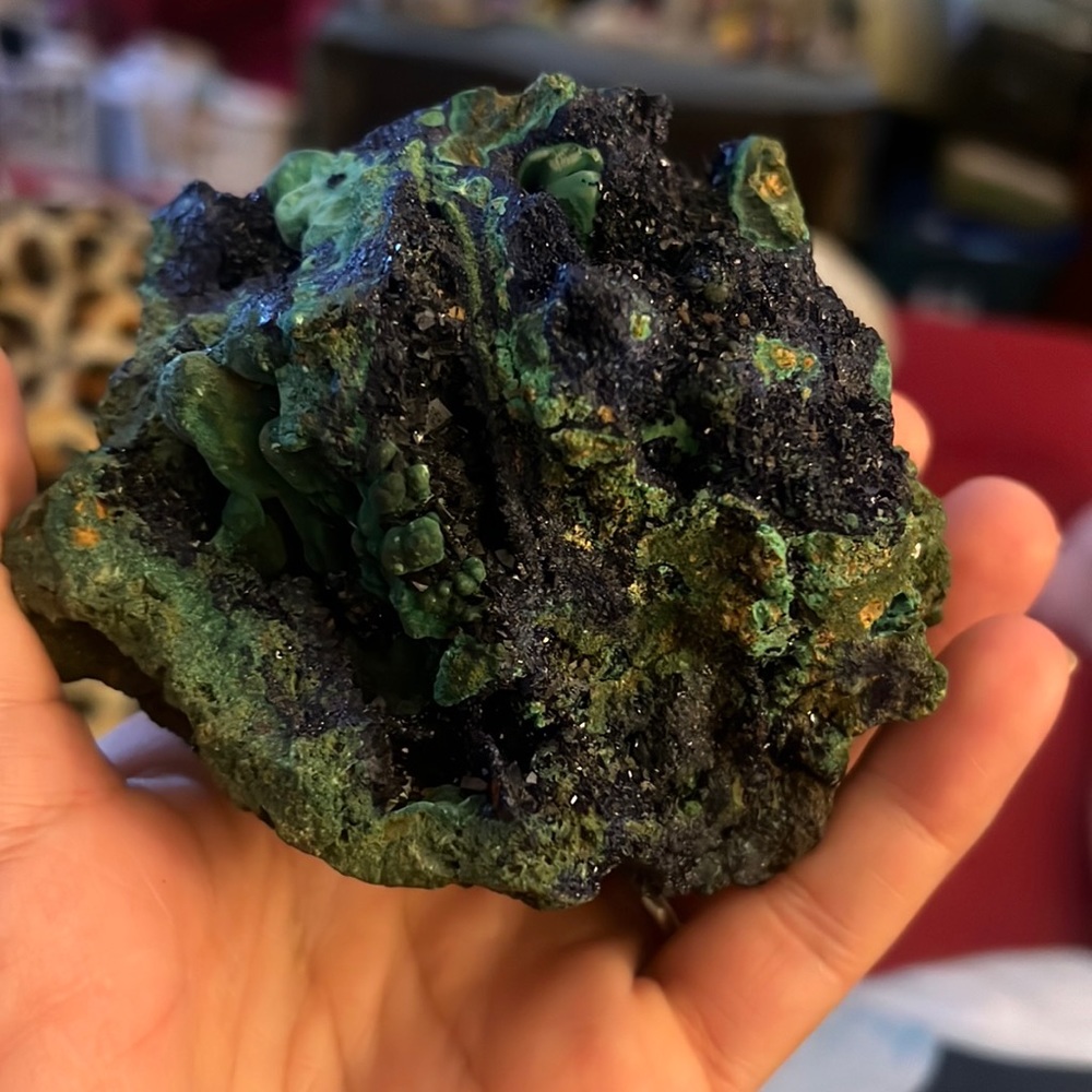 Malachite with Azurite
